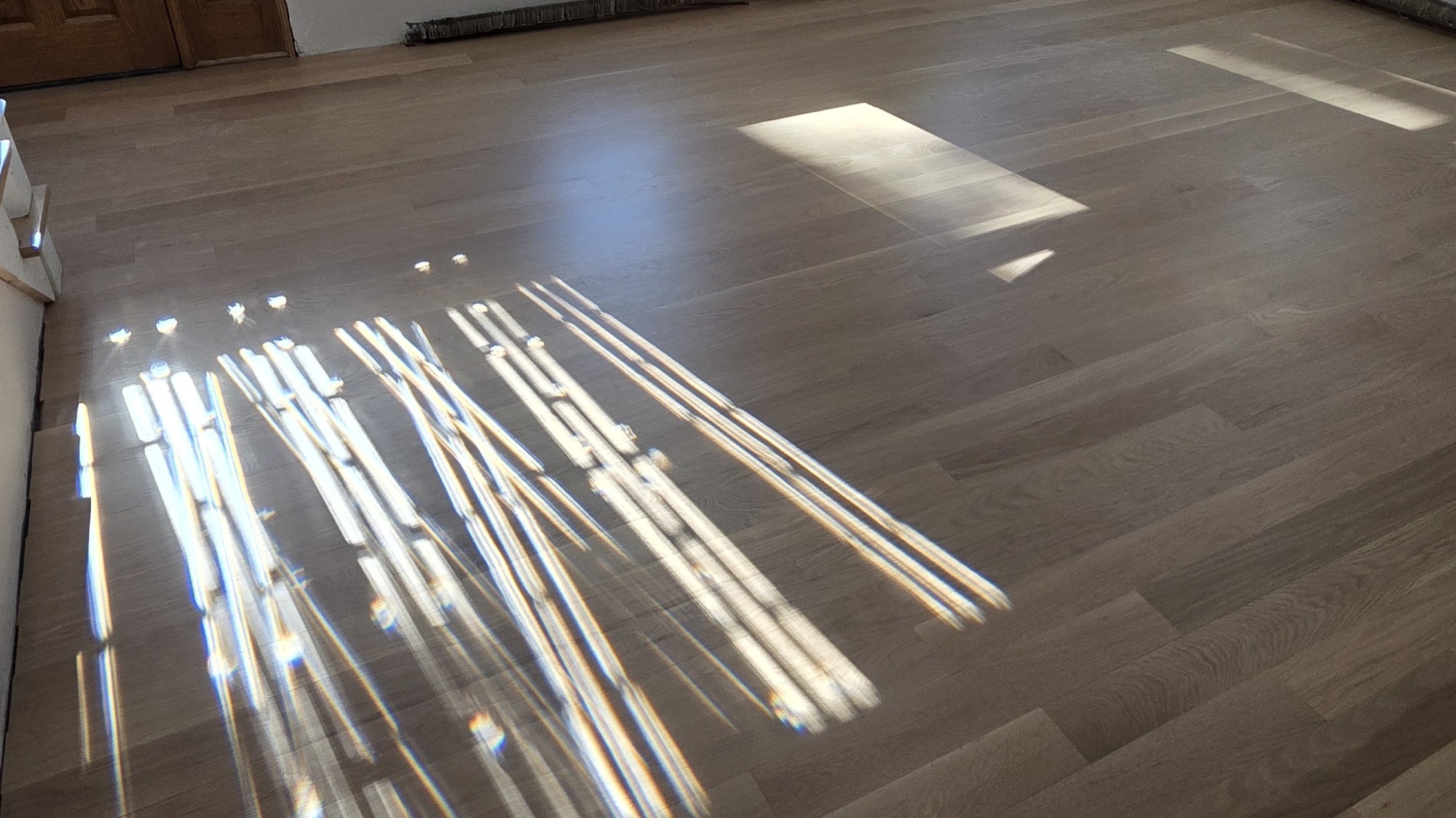 Hardwood flooring installation